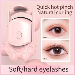 Curler à cils électrique chauffée pour un style durable outil de lifting des cils portables intelligents curling naturel avec USB rechargeable 231012