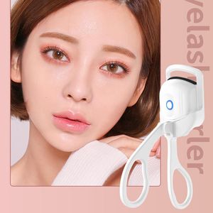 Rizador de pestañas Sdattor 1PC Portable Electric Heated Eyelash Curler Comb Eye Lash Perm Pestañas de larga duración Rizos Thermal Eyelash Curler Makeu 230629