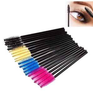 Wimper Eye Lash Makeup Brush Mini Mascara Wand Applicator Wenkbrauwborstel Wimperborstels Extension Wegwerpborstels Andere hulpmiddelen voor thuis