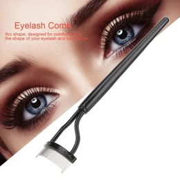 Eyelash Separator Dientes de metal Metal Plegable Magno de belleza de belleza Belleza Incapeente Combatir