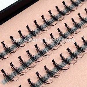 Wimpers 4 bakken zwarte valse wimpers individuele nep mink eye lashes extension make -upgereedschap van Beabus -up 14 mm 12 mm 10 mm 8 mm