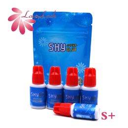 Cils 5 pcs Sky Glue for Eyellash Extension Korea 5ml Adhésif le plus rapide et le plus fort dure sans irritation de collet avec sac d'origine