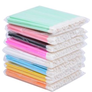 Couilles 500pcs Brussage à lèvres jetable Coton Soft Head Wholesale Lip Bloss Wands APPLICATEUR CESTURATION CELES CHEZ TOUR COSEMÉTIQUES Outils