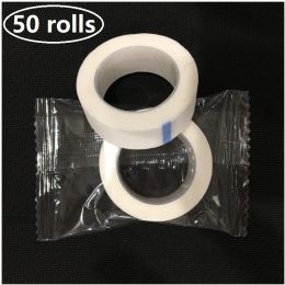 Wimpers 50Rolls valse wimpers Nonwoven Fabric Pro Extension Wrap Tape Set Eye Care Beauty Kit voor Lashes Entransplantatie Extended Patch