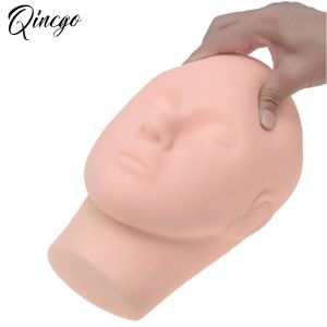 Cils de pratique des cils s'entraîner à la tête de mannequin 1 PCS Cosés de caoutchouc Mannequin Poupée Face à la tête pour les cils Pratique de massage de maquillage des cils