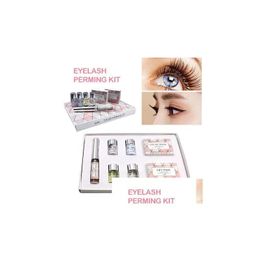 Pestañas Pestañas postizas Mini kit de permanente de pestañas Levantamiento de cilios Kits de herramientas Varillas Pegamento Maquillaje Levantamiento de pestañas Entrega de gotas Salud Belleza Ojos Dhy5