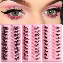 Wimpers manga wimpers natuurlijke valse wimpers pluizige zachte cross fairy kleine duivel lashes extensie make -up