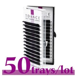 Wimpers tdance 50 stcs/veel eenvoudige fan bloe individuele wimperverlenging