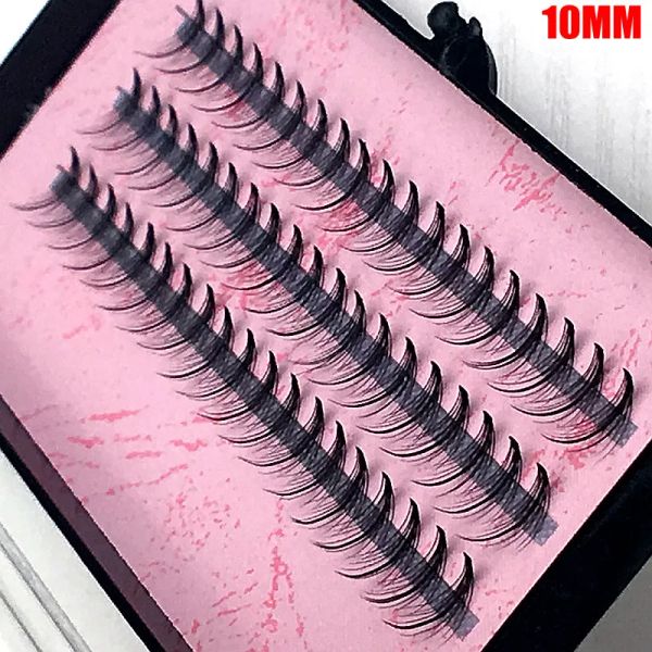 Eyelashes Mayorista 50 Bandejas Pro 57 Nudos Negro Tapered Individual Eyelashes Ojo Extensión de maquillaje de las pestañas 8 mm 10 mm de 12 mm 14 mm L1604