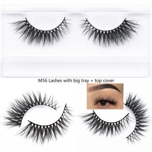 Wimpers wispy lash 3d mink valse wimper maquillage gevleugelde wimpers volledige strip natuurlijke lange wreedheidFree 240420