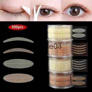 Herramientas para párpados 600 unids Invisible Doble Etiqueta de Párpado Levantamiento de Ojos de Encaje Cinta de Párpado Doble Impermeable Pegatinas Adhesivas Fuertes Cinta de Maquillaje de Ojos Grandes x0726