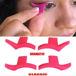 Eyeliner 1pair Eyeliner Tamplate Modèle de pochoir Modèles de maquillage professionnel New Wing Style Easy Eye Eye Wing for Women