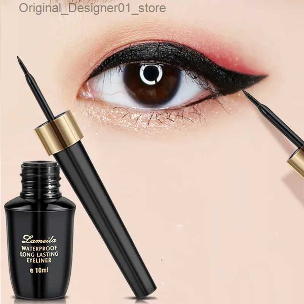 Delineador de ojos 1 unid nuevo maquillaje de belleza cosmético negro de larga duración impermeable delineador de ojos líquido delineador de ojos lápiz maquillaje conjunto de herramientas de belleza Q240122