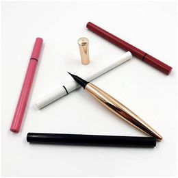 Eyeliner 2 in 1 zelfklevende lijm voor valse wimpers U hoeft geen wimpers te dragen Vloeistof Sterke zelfklevende wimper Drop Delivery Genezen Dhnbw