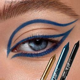 Eyeliner 7 couleurs imperméable 2 en 1 Eyeliner Lipliner Crayon Bleu Blanc Noir Eyeliner Gel Stylo Facile à Porter Durable Yeux Maquillage Cosmétique Q240119