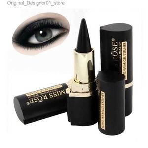 Eyeliner Zwart Eyelinerpotlood Waterproof Oogverbeterende stick Effen Dikke gel Glad 24 uur Langdurig Rokerige eyeliner Cosmetisch Beaut Q240119