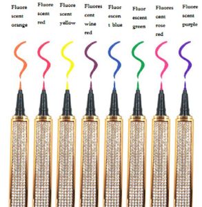 Eyeliner Glue Viscous Pseudoeyelash Selfadhesive Eyeliners Pen multicolor Couleurs colorées facultatives maquillaje mac9570281