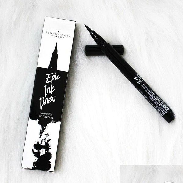 Eyeliner Liquide Eyeliner Stylo Encre Liner Imperméable Longue Durée Facile À Porter Naturel Finement Tête Pro Maquillage Eyeliners Drop Livraison H Dhgzc