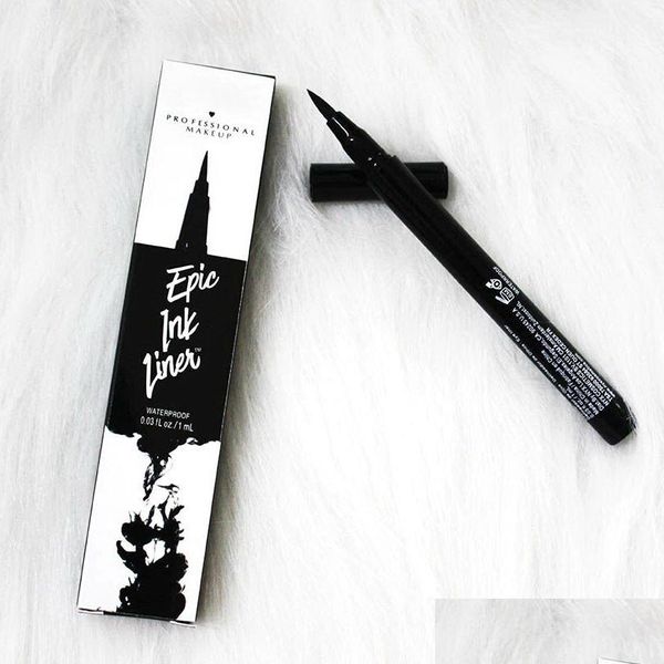 Delineador de ojos Líquido Pluma Tinta Liner Impermeable Duradero Fácil de usar Natural Finely Headed Pro Maquillaje Eyeliners Drop Entrega Salud Be Dhevk