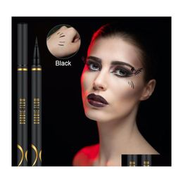 Eyeliner Magique Stylo Autoadhésif Waterpeoof Longue Durée Noir Liquide Eye Liner Crayon Maquillage Naturel Dhs Drop Delivery Santé Beauté Dhvt7