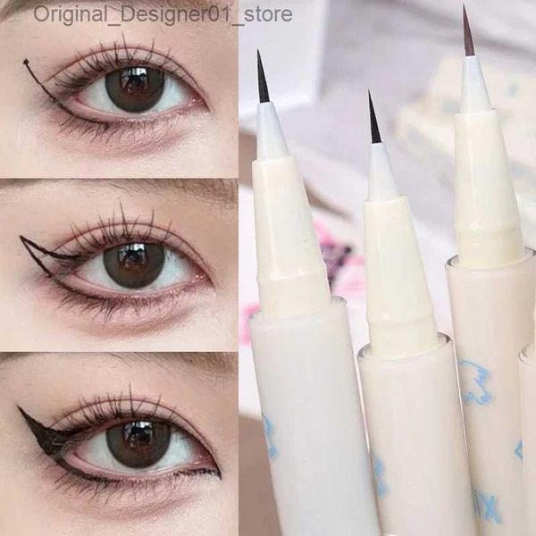 Eyeliner Stylo Eyeliner Liquide Noir Mat Imperméable Longue Durée Séchage Rapide Tête Ultra-fine Eye-Liner Cils Inférieurs Maquillage des Yeux Cosmétiques Q240119