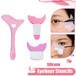 Eyeliner Silicone Eyeliner POCHINGS TIGNES AIRES MARSCARA Dessin à rouge à lèvres portant Aid Face Cream Mask Applicateur Resilable Makeup Tool