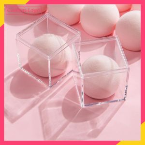 Eyeliner Super Soft Pink Marshroom Blender Latex Gratis poeder puff make -up sponzen privéetiket make -up accessoires Cherry Beauty Cosmetic