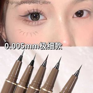 Eyeliner Ultrafijne eyelinerpen Waterdicht Natuurlijk eyelinerpotlood Gladde, zachte borstel Oogschaduw tekenen Langdurige oogmake-up Q240119