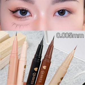 Eyeliner Eye-lique étanche Liquide Eyeliner Makeup bas Eyelash Pen rapide Dry Détage Matte UltraHin couché à l'œil de ver à soie crayon cosmétique