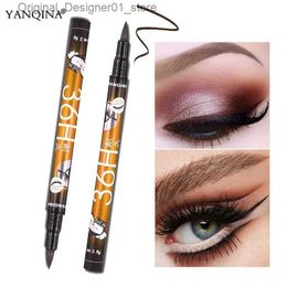 Delineador de ojos YANQINA Naranja Impermeable Líquido Delineador de ojos Lápiz Delineador de ojos Pluma Maquillaje Marcador de ojos Esenciales de belleza Delineador de ojos Contorno Cosméticos Q240119