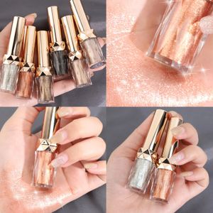 Oogschaduw Shimmer Glanzend Waterdicht Pailletten Vloeibare Glitter Fleuren Markeerstift Oogschaduw Feest Zijderups Make-up Cosmetisch 231220