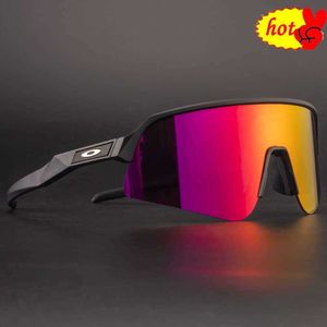 Lunettes de soleil extérieures à vélo de lunettes UV400 3 Lenses sportives Lunettes d'équitation Gogles de vélo polarisés avec des hommes pour les femmes OO9465 # 9208 4334