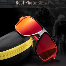Lunettes Kapvoe lunettes de sport hommes et femmes polarisées vtt lunettes de soleil de cyclisme UV400 lunettes de vélo de montagne lunettes de route de vélo nouveau