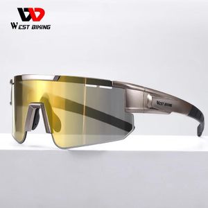 Eyewears 2022 Nieuwe Fietsbril Gepolariseerde Sport Zonnebril 3 Lens UV400 Bescherming Mannen Vrouwen MTB Racefiets Brillen Fietsen Goggles