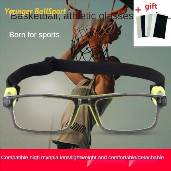 Eyewars 2024 Basketball Sport Eyewear Football Eye Anticollision Lunes Traine amovible Loupes à cyclistes Lenses personnalisables