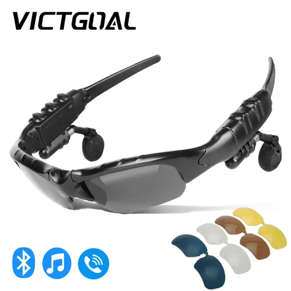 Lunettes Bluetooth Polarized Twerges pour hommes Motorcycle MTB BILLES SUMPLASSE