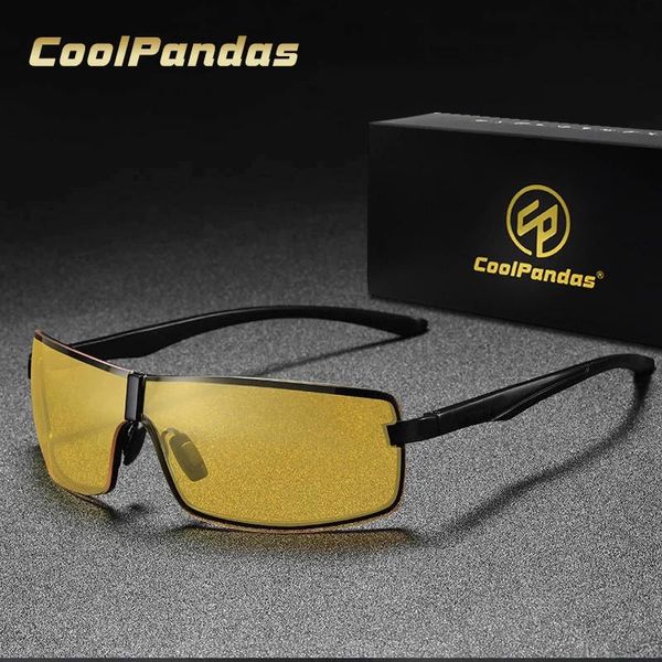 Eyewars Coolpandas Cycling Polaris Sunglasses Men Femmes Vision nocturne Vision Route Cycling Bélo