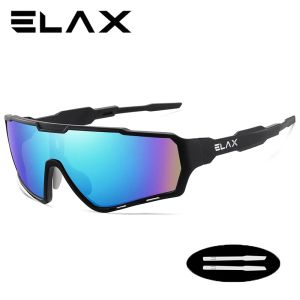 Gafas ELAX marca 2021 nuevas gafas de ciclismo al aire libre UV400 gafas de sol deportivas gafas de MTB hombres mujeres bicicleta gafas