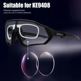 Brillen voor KE9408 -stijl recept 1.56 1.61 1.67 1.74 Asferische optische lenzen Myopia frame fietsglazen zonnebril fiets bril bril bril