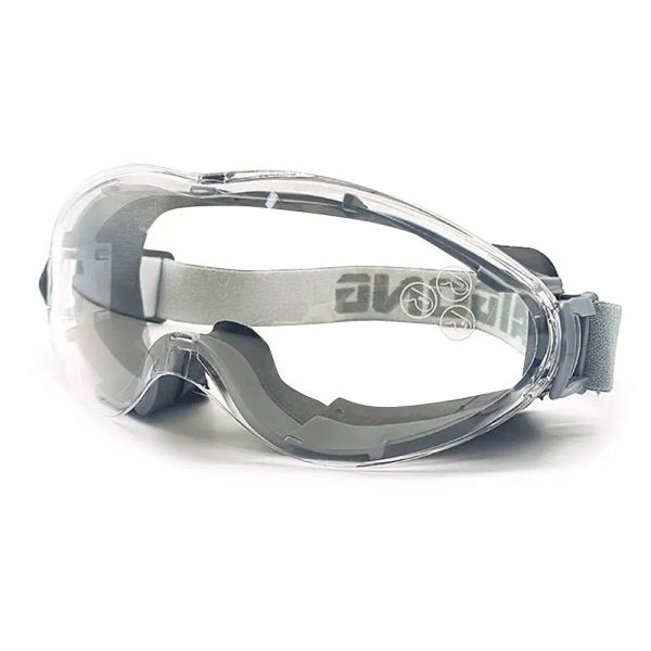 Eyewars Nouvelles lunettes de sécurité Lignes anti-brouillard Lentes transparentes Anti Splash Dust Proof Travail Laborado Laborat de protection oculaire de qualité industrielle