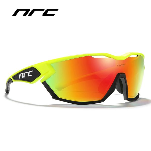 Gafas NRC Ciclismo Gafas Hombre Mountain Bike Bicicleta Deportes Bicicleta Gafas de sol MTB Ciclismo Gafas Mujer UV400 con bolsa suave 2022 Nuevo