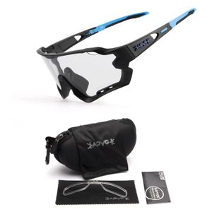 Gafas fotocromáticas negras para ciclismo, gafas de sol para hombre y mujer, gafas de bicicleta MTB, gafas deportivas para pesca, gafas de carreras retro con estuche