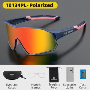 Eyewears ROCKBROS Fietszonnebril voor heren Dames Fietsbril UV400 MTB-bril Fietsbril Fietsbril Gepolariseerd/meekleurend