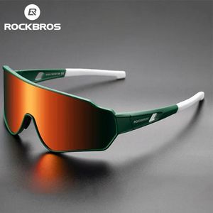 Lunettes ROCKBROS cyclisme lunettes de soleil hommes femmes photochromiques polarisées vélo lunettes UV400 lunettes de sport 2020 gafas vtt oculos ciclismo