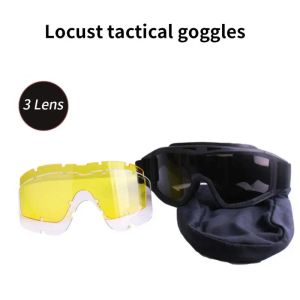 Eyewars Windproof Airsoft Tactical Goggles Troproproping Army Military Eyewear Motocross Motorcycle Glasses CS Shoot Safety Protection
