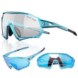 Gafas de bicicleta fotogrómicas de gafas Xtiger Nuevas exs 5 lentes Ciclismo Eyewear UV400 Gafas de sol deportivas