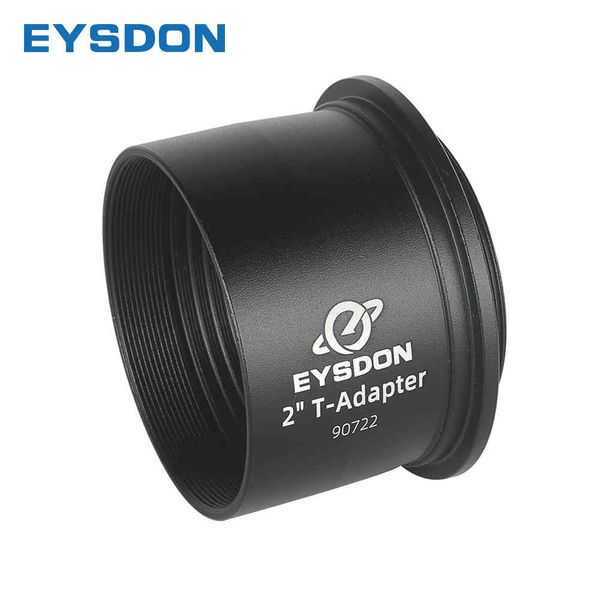 EYSDON Telescopio T2 Adaptador de cámara M42 Anillo en T Tubo en T con roscas de filtro de 2