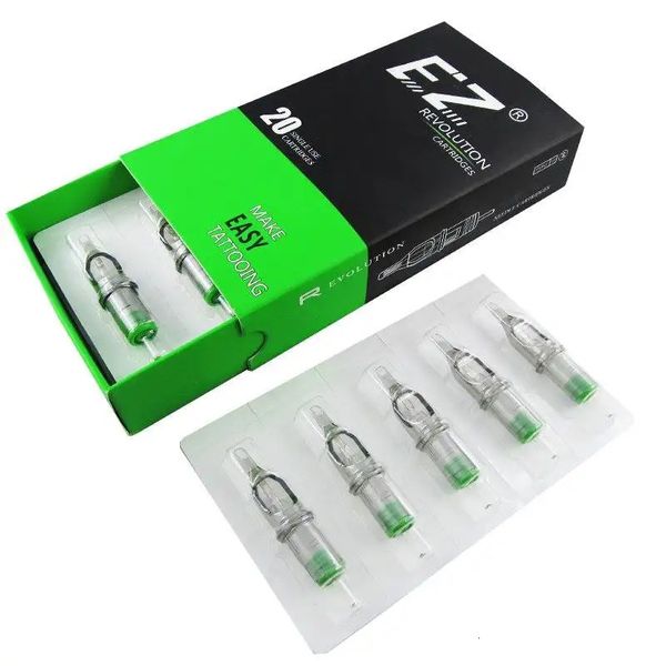 EZ Revolution Cartouche Aiguilles De Tatouage Magnum #10 0.30mm L-conique 5.5mm pour Système Machines À Tatouer Stylo et Poignées 20 pcs boîte 240322