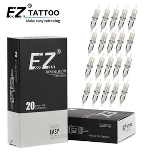 EZ Revolution – cartouche de tatouage avec aiguille ronde, revêtement rond RL #12 0.35 MM #10 0.30, fourniture de Machine rotative à cône Long 20 pièces/boîte 240122