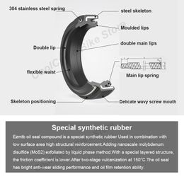 EZMTB Fork Seal Kit Dust Wiper Essumer en mousse 30 32-40 mm pour FOX / ROCKSHOX / MANITOU / SR SUNTOUR / MARZOCCHI / X-FUSION MTB BIKE FRANT FORK